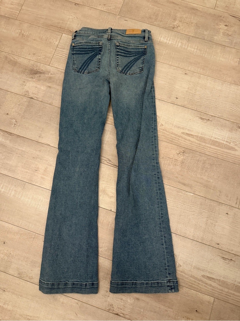 7 For All Mankind Luxe Vintage Denim Dojo Jeans - Picture 2 of 5
